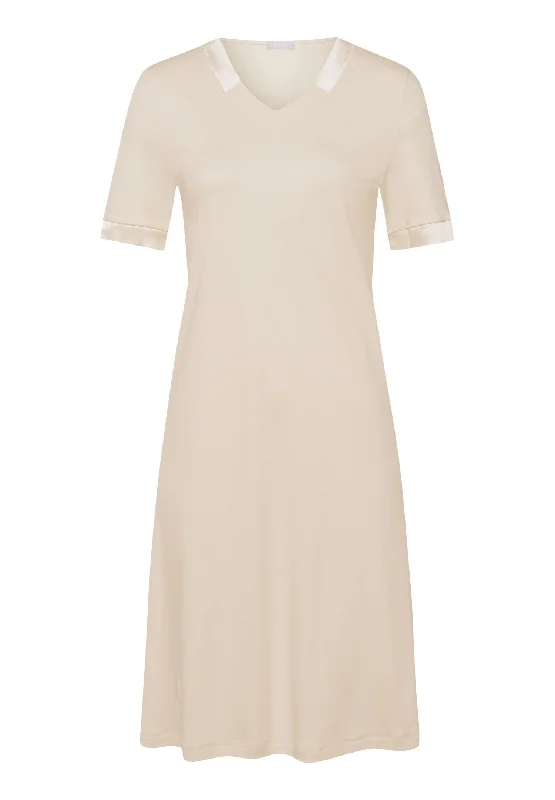 74976 Joela Short Sleeve Nightgown 100cm - 1200 Warm Sand