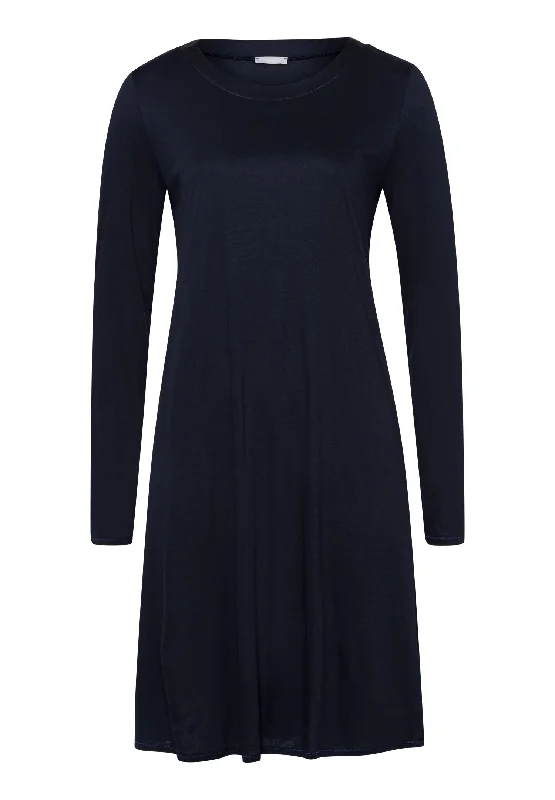 77339 Grand Central Long Sleeve Nightgown 100cm - 1610 Deep Navy