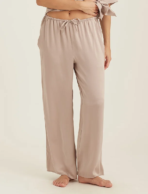 Audrey Silk Wide Leg Pant