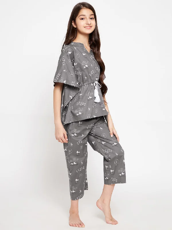 Grey Snoopy And Woodstock Loungeset