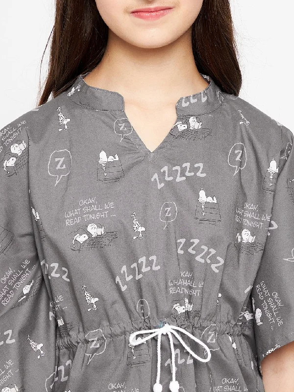 Grey Snoopy And Woodstock Loungeset