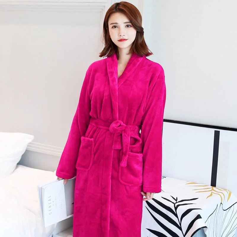 Hotel Spa Collection Herringbone Textured Plush Robe