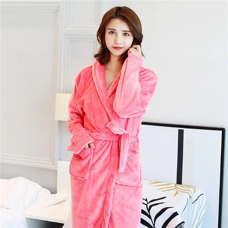 Hotel Spa Collection Herringbone Textured Plush Robe