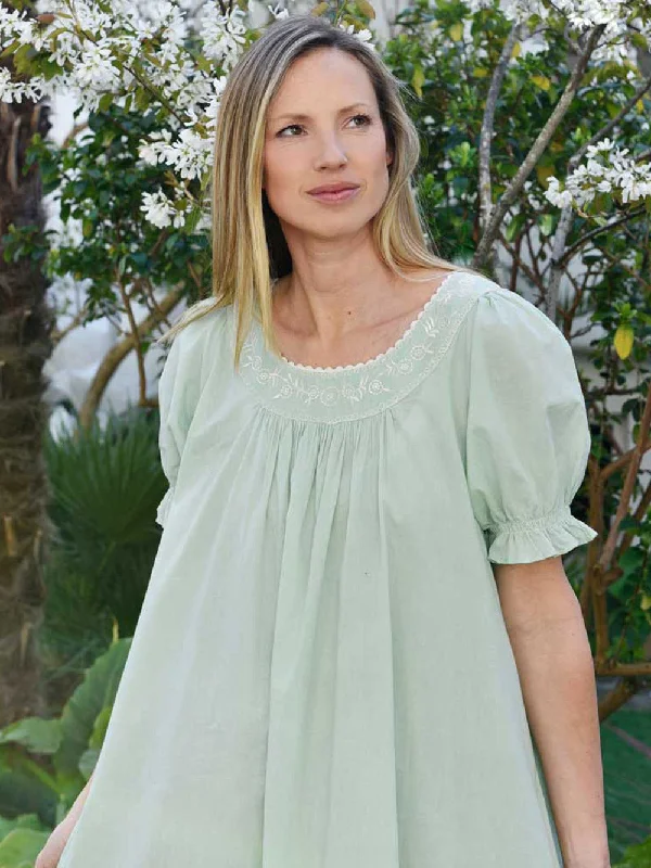 Light Green Juliet Cotton Nightdress 12-18