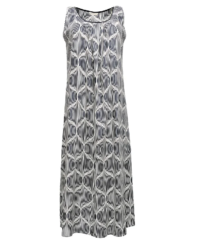 Nicole Geo Print Long Nightdress