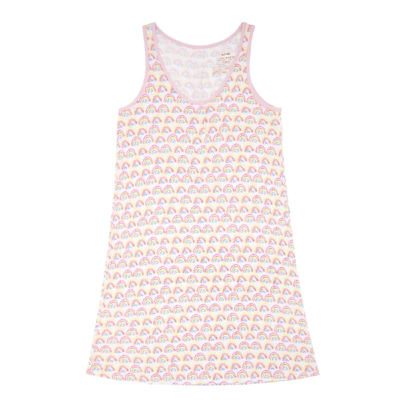 Pastel Rainbows Women's Tank Nightgown