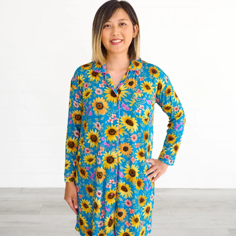 Sunflower Fields Women's Sleep Shirt