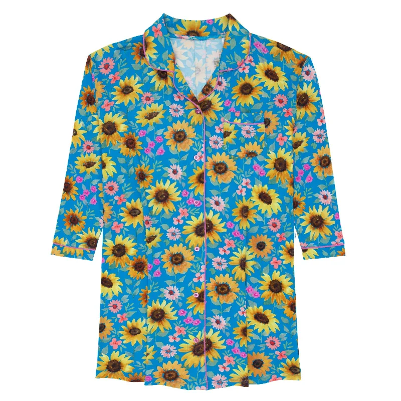 Sunflower Fields Women's Sleep Shirt