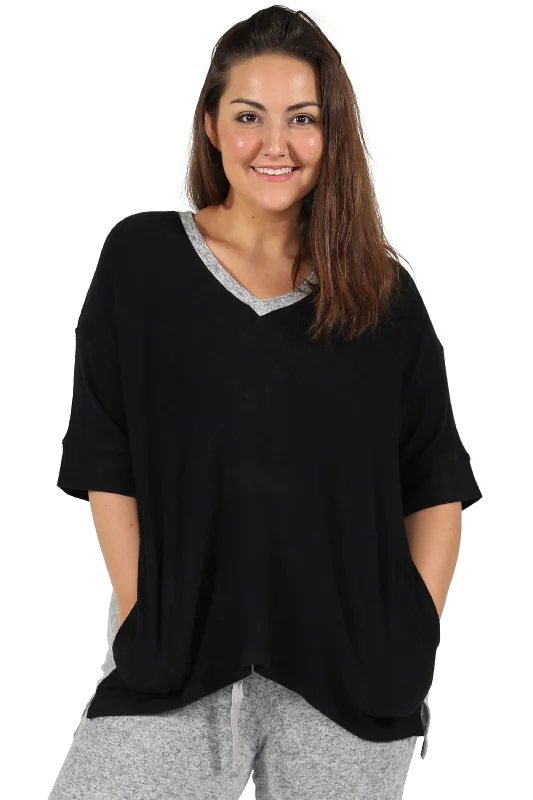 The Comfort Collection Block Plus Size Tee