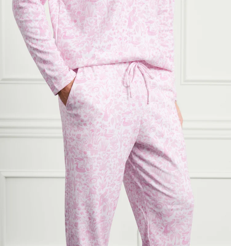 The Harry Sleep Pants - Pink Sherwood Forest