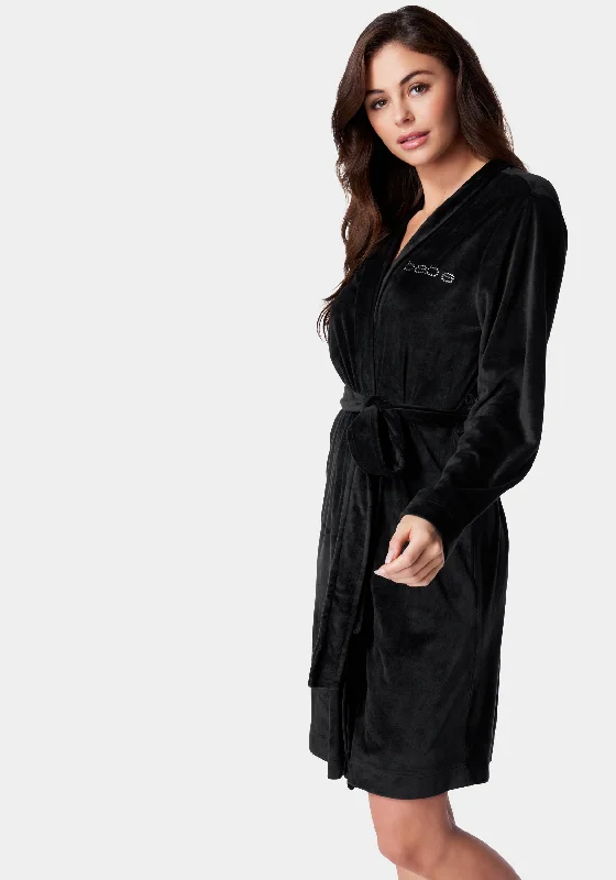 Velour with Rhinestones Robe