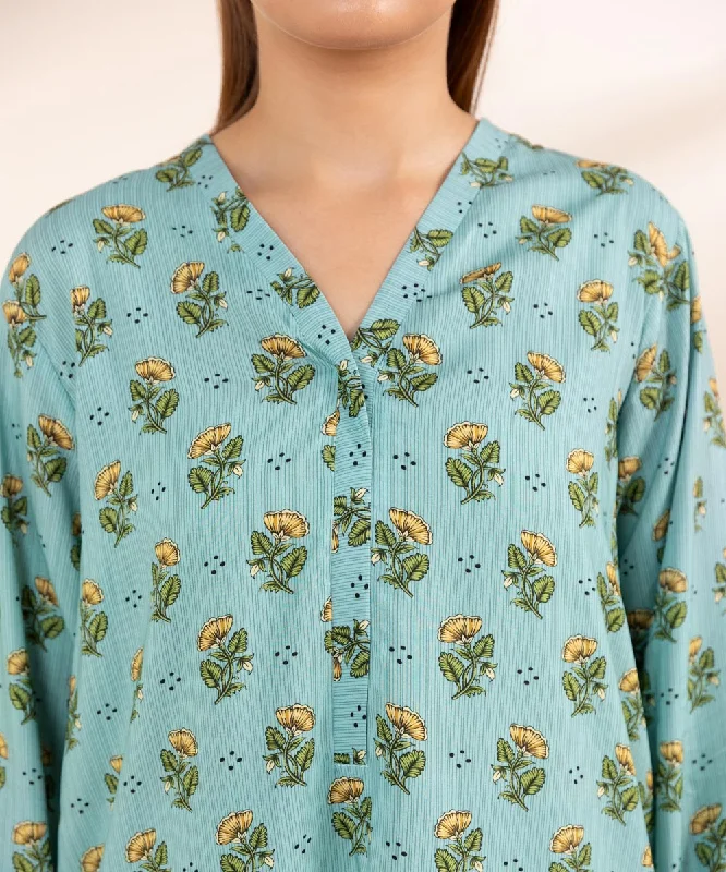 Printed Arabic Lawn Shirt