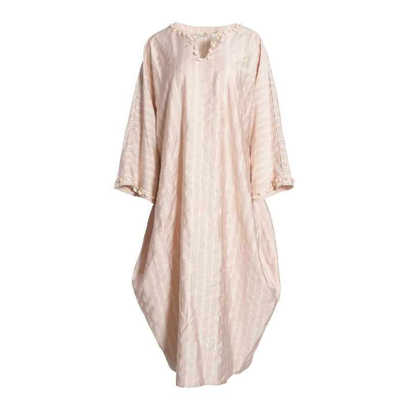 Fahm Women's Light Pink Dress, Free Size