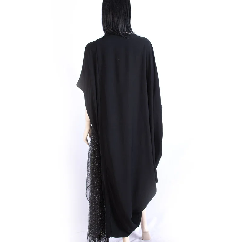 Montaha Black Gold Kaftan One Size