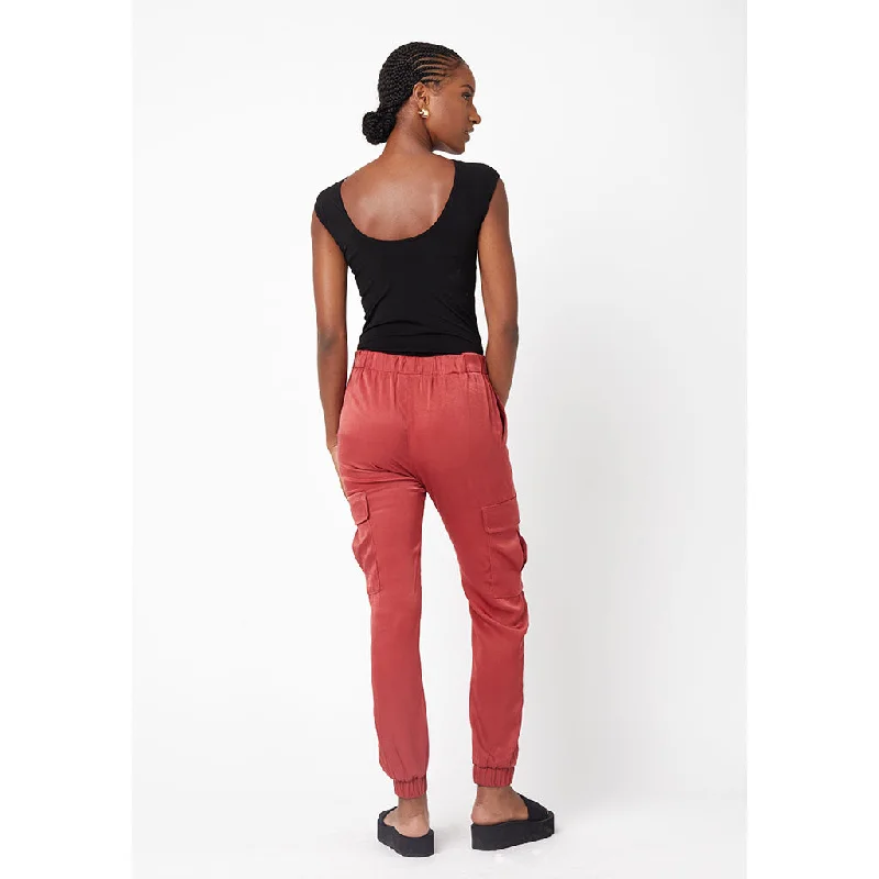 Cargo Pants | Silky Auburn