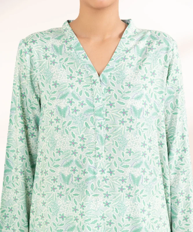 Printed Arabic Lawn Shirt