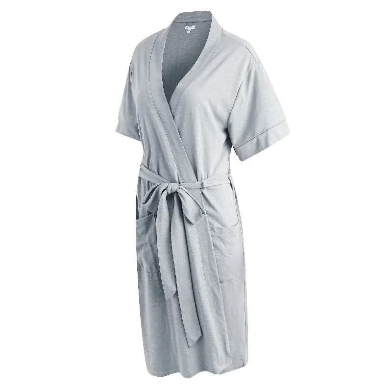 RH Robe Women's Short Sleeve Kimono Cotton Bathrobe Dressing Gown Sleep RHW2753