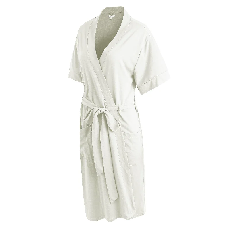 RH Robe Women's Short Sleeve Kimono Cotton Bathrobe Dressing Gown Sleep RHW2753