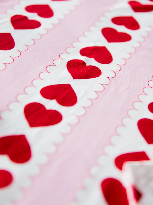 Women's Cloud Pajamas - Blushing Mirrored Hearts