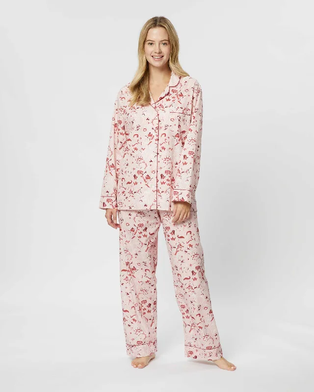 Women's Classic Cotton Pyjamas - Cassey Floral