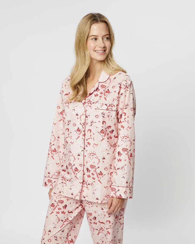 Women's Classic Cotton Pyjamas - Cassey Floral